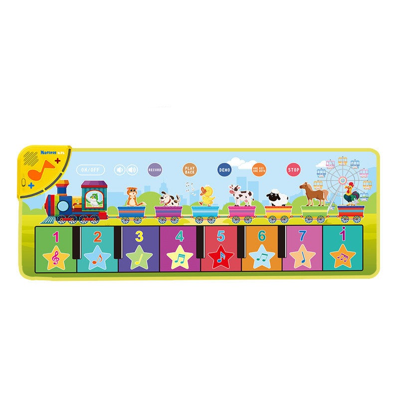 Children's Animal Piano Mat: Multifunctional Music Blanket Toy - Minihomy