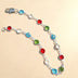 Multi-Color Micro-inlaid Rainbow Crystal Anklet For Women - Minihomy