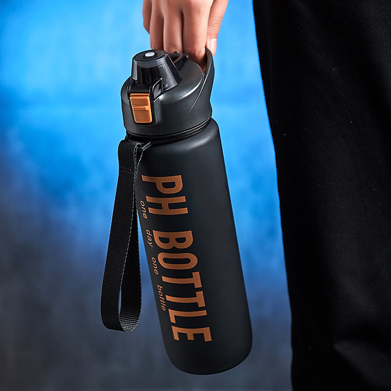 Large Capacity Water Bottle for Men - Leakproof & Reusable Plastic Bottle