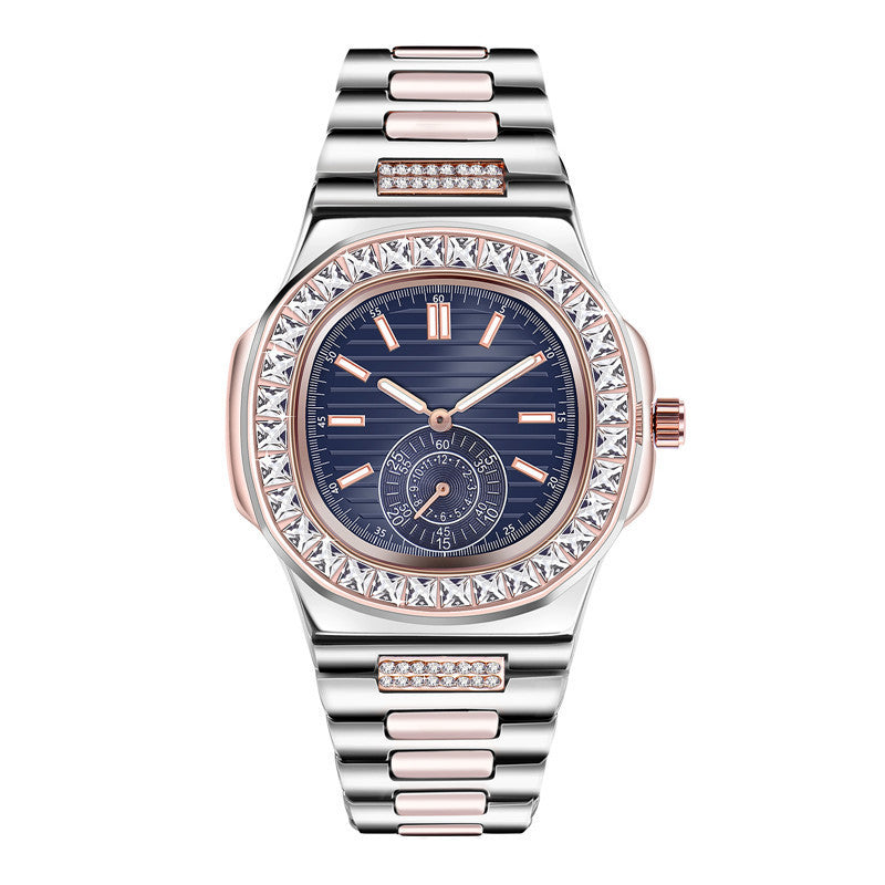 Mens Fashion Alloy  Luxury Brand Diamond Gifts Watches