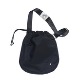 Diagonal Drawstring Fabric Waist Bag - Minihomy