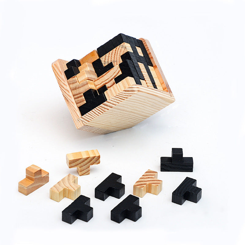 Wooden Puzzle Kongming Lock Luban Lock Toy