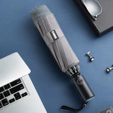 LED Flashlight Folding Umbrella - Rain & Sunshine Protection