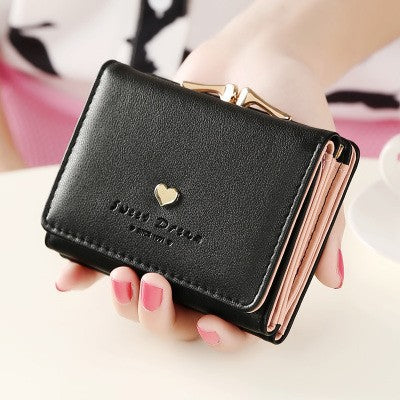 Buckle Change Bit Card Bag Multi-function Wallet - Minihomy