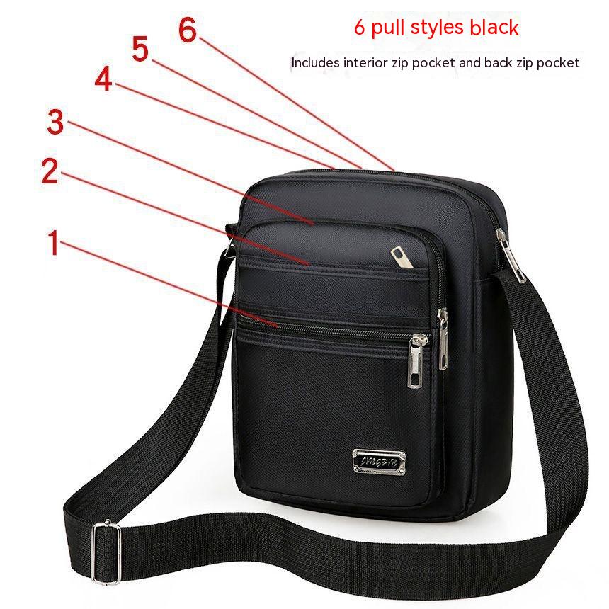 Large Capacity Multi-layer Waterproof Shoulder Crossbody Bag - Minihomy