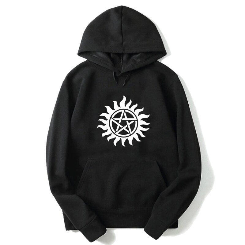 Supernatural Printed Hoodie Sportswear