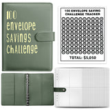 Couple Challenge Save Money Deposit And Savings Journal Book Loose-leaf Binder