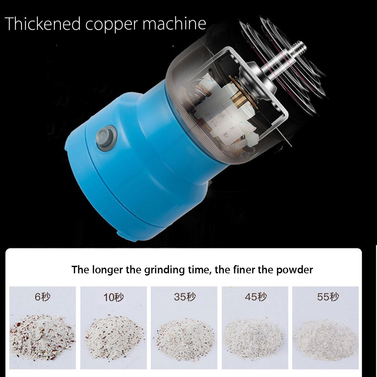 Whole Grain Flour & Coffee Bean Grinder Mixer