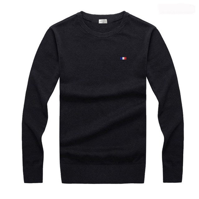 Cotton Embroidery Long Sleeve Men