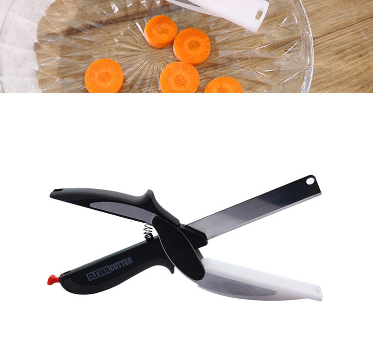 2-in-1 Kitchen Tool Multifunctional Vegetable Scissors - Minihomy