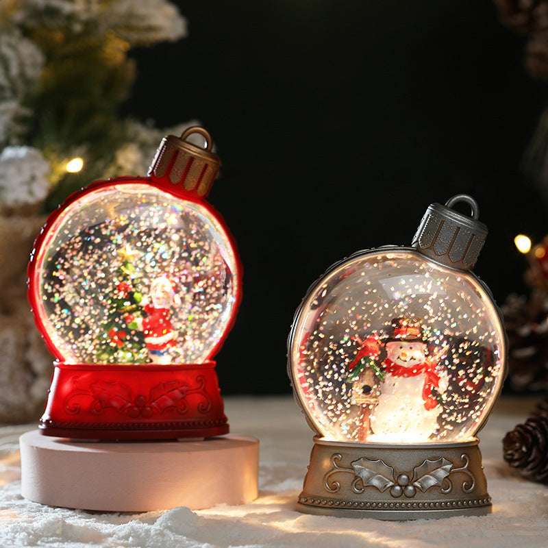 Christmas LED Light Decoration - Realistic Flame Effect, Battery Powered, Various Designs - Minihomy