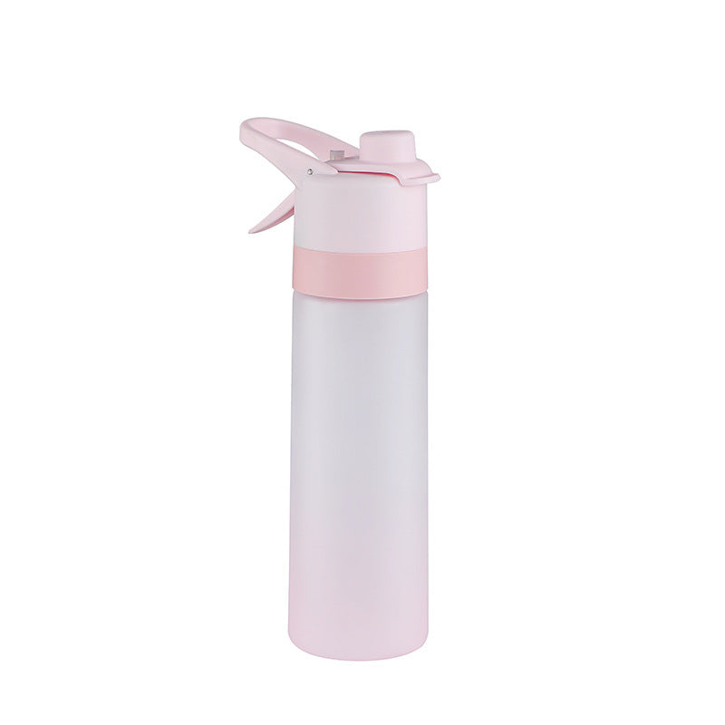 700ml Spray Water Bottle - Large Capacity Sports Bottle with Handle Strap - Minihomy