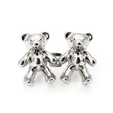 Cute Bear Pin Waist Clip Metal Snap Fastener Pants Pins Waist Tighten Brooch - Minihomy