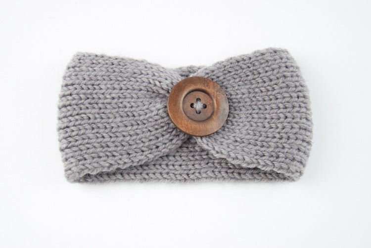 Baby wool headband hand-woven hair accessories