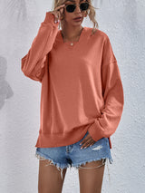 Women's Hoodie Sweatshirt Sports Casual Candy Color Long Sleeve Tops Clothes