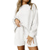 Loose Long Sleeve Shorts Two-piece Set Autumn New Stylish Simple And Versatile - Minihomy