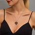 Personality Gothic Ruby Heart Necklace - Minihomy