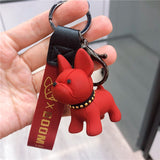 Dog Car keychain French Bulldog Keychain - Minihomy