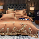 Ice Silk Quilt Sets Bed Sheets Bedding Four-piece Set