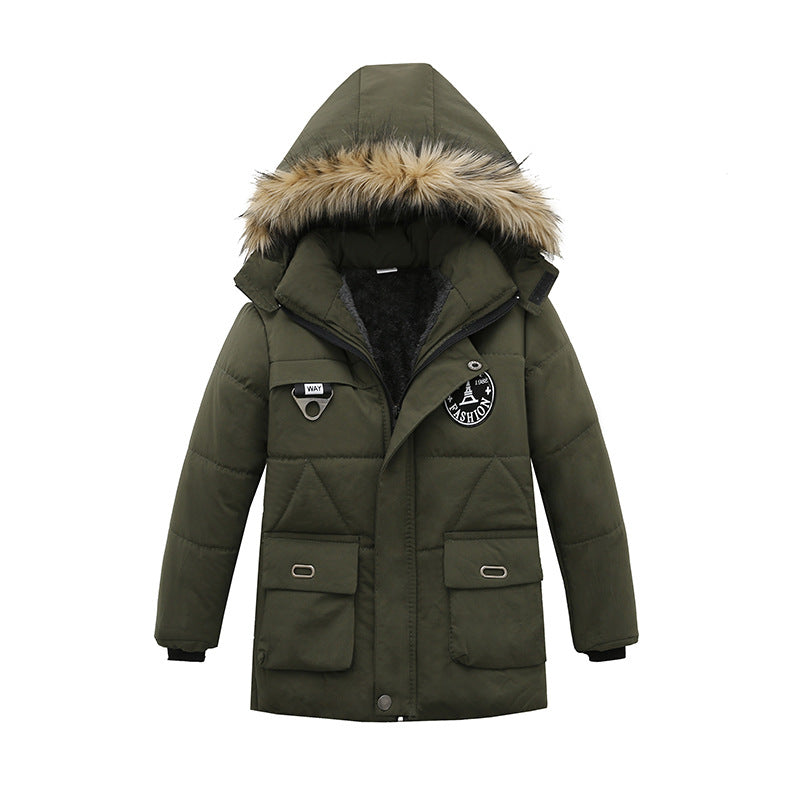 Thick children's cotton coat