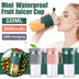 Portable Blender, USB Rechargeable Smoothie Maker, Fruit Juicer, Sports Bottle, Multifunction Blender - Minihomy