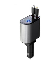 100W Super Fast Car Charger - Metal USB & Type-C Adapter