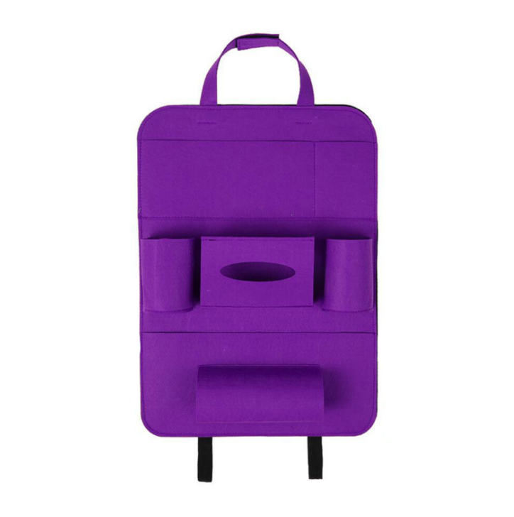 Car-Styling Holder Multi-Pocket Seat Wool Felt Storage bag