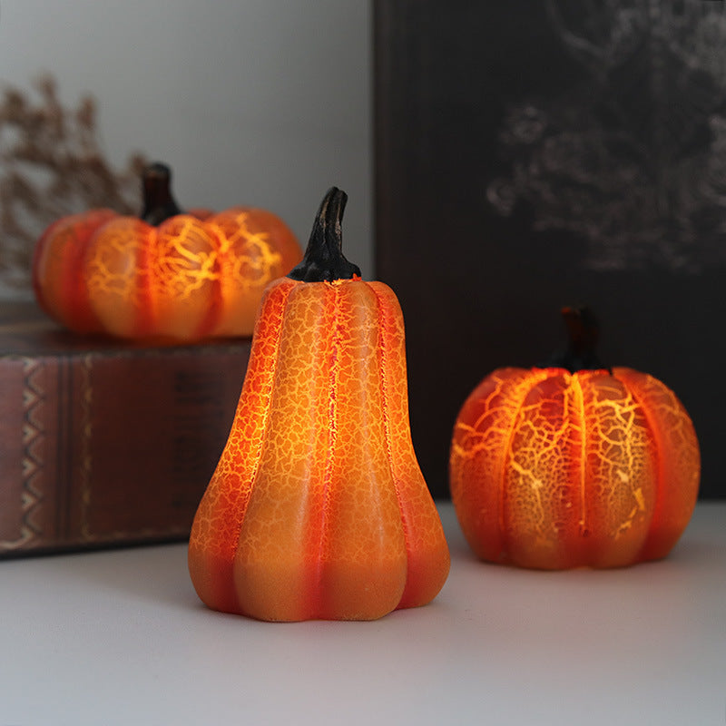 Halloween Pumpkin Lantern - Simulation LED Candle Lamp