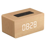 Clock Version Wooden Bluetooth Speaker - Minihomy