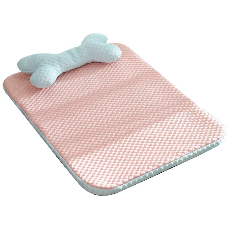 Breathable Cooling Dog Bed Mat for Small & Medium Dogs & Cats - Non-Slip, Summer Pet Supplies