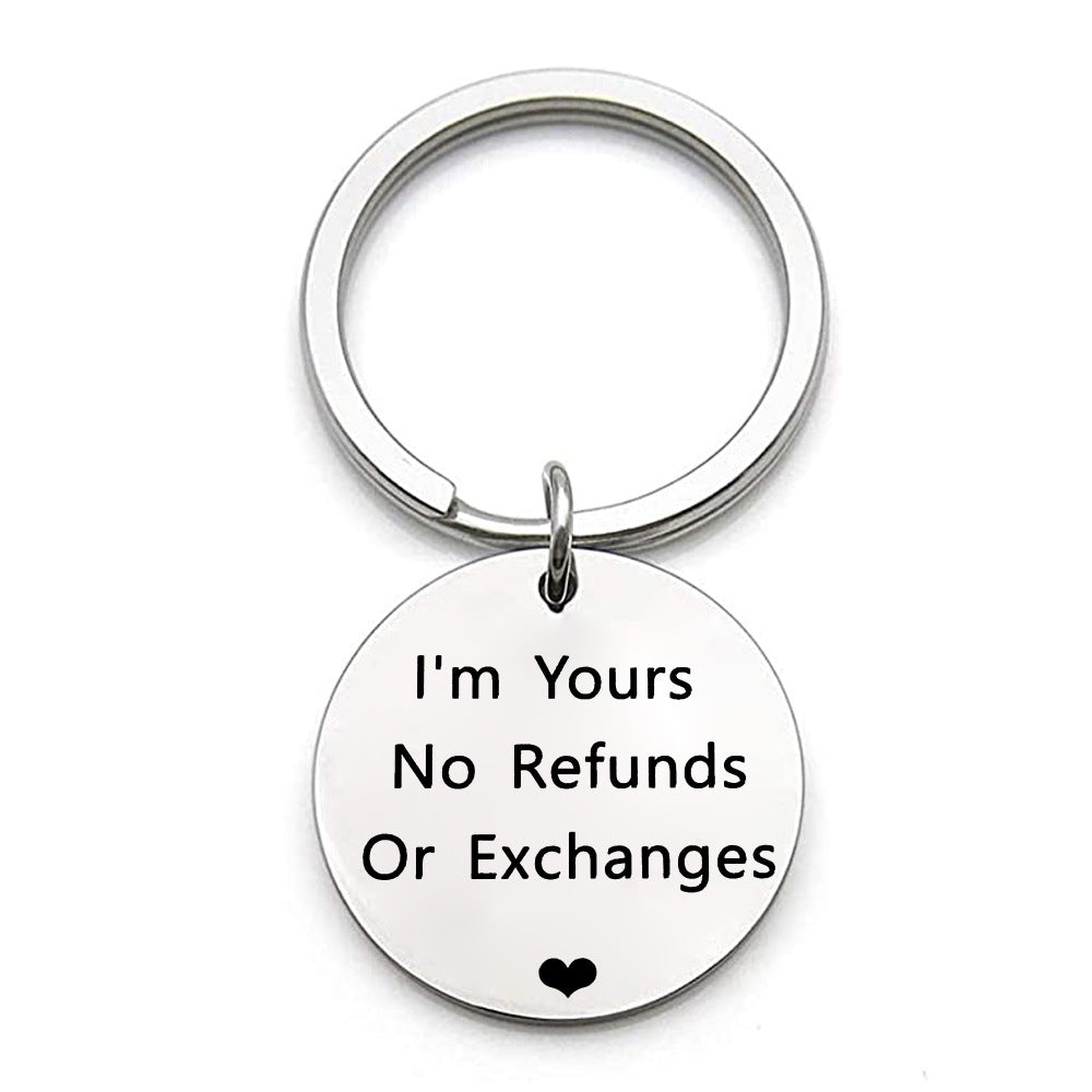 Stainless Steel Keychain Valentine Father's Day Gift