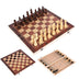 3 in 1 Backgammon Chess Set Board Material Entertainment - Minihomy