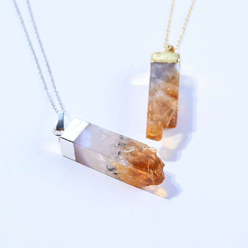 Citrine Necklace For Women - Minihomy