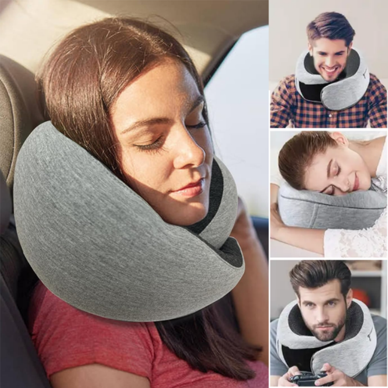 TRVL+ Travel Neck Pillow - Non-Deformed Airplane Pillow for Comfortable Journeys