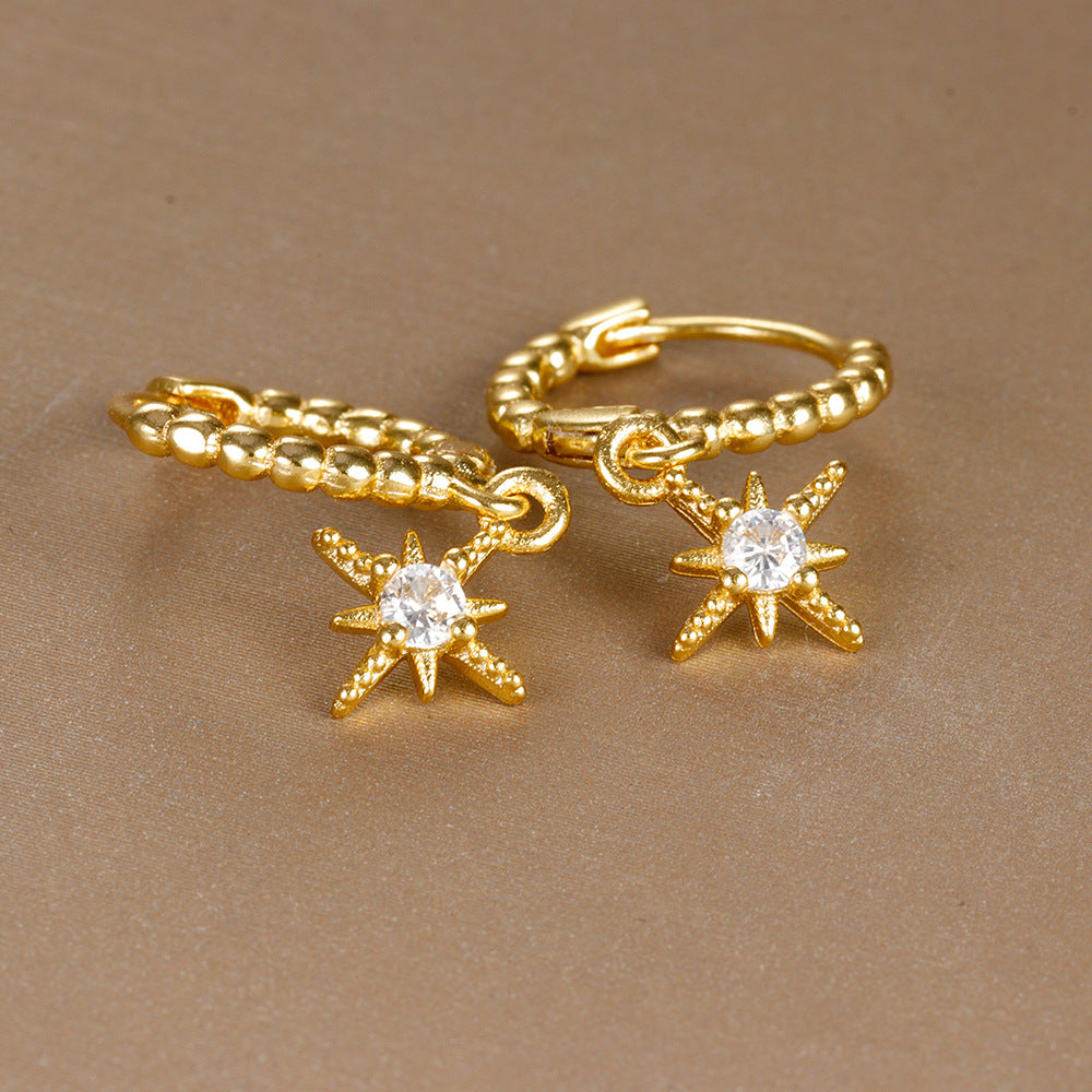 Personality Fashion Popular Eight Awn Star Ear Clip