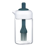 Oil Bottle With Brush To Press Liquid Seasoning Bottle