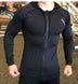 Men Sports Coat Fitness Long Sleeve Running Elastic Tight Hoodies - Minihomy