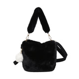 Women's One-Shoulder Portable Crossbody Bucket Bag