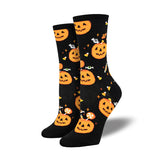 Halloween Creative Funny Pumpkin Jacquard Trendy Socks