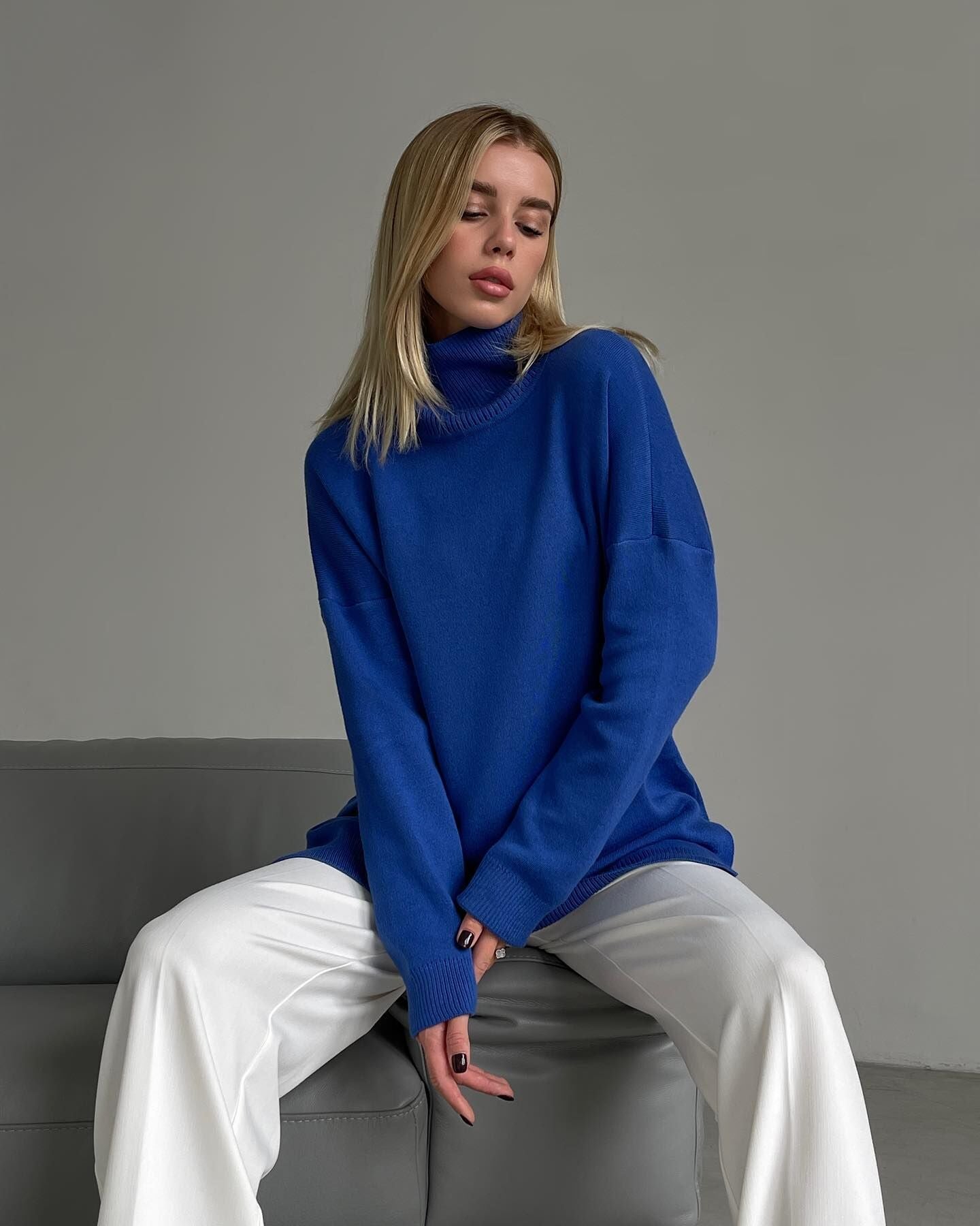 Women's  Loose Turtleneck Sweater