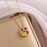 Four-Leaf Clover Pendant Necklace: A Touch of Luck and Elegance - Minihomy