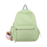 Women's Japanese Style Solid Color Raw Backpack - Cute And Lightweight Travel