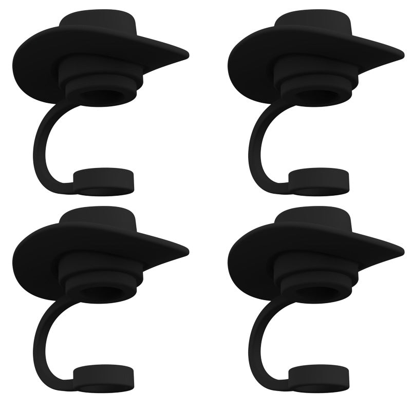 Style Straw Covers Cap - Novelty Cowboy Hat Shaped Toppers