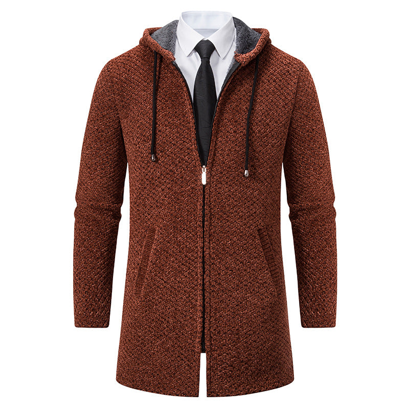 Men's Solid Color Cardigan Sweater: Classic Style, Modern Comfort