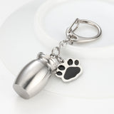 Perfume Bottle Keychain Drop Oil Dog's Paw - Minihomy