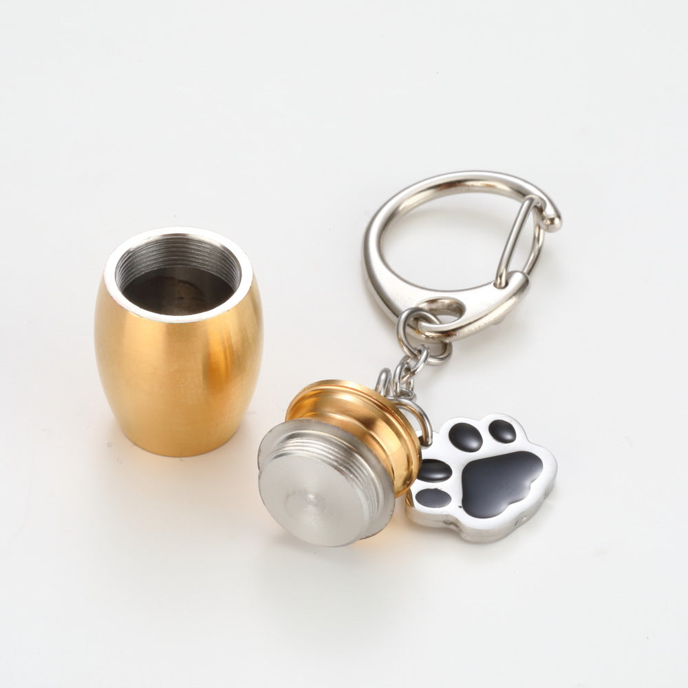 Perfume Bottle Keychain Drop Oil Dog's Paw - Minihomy