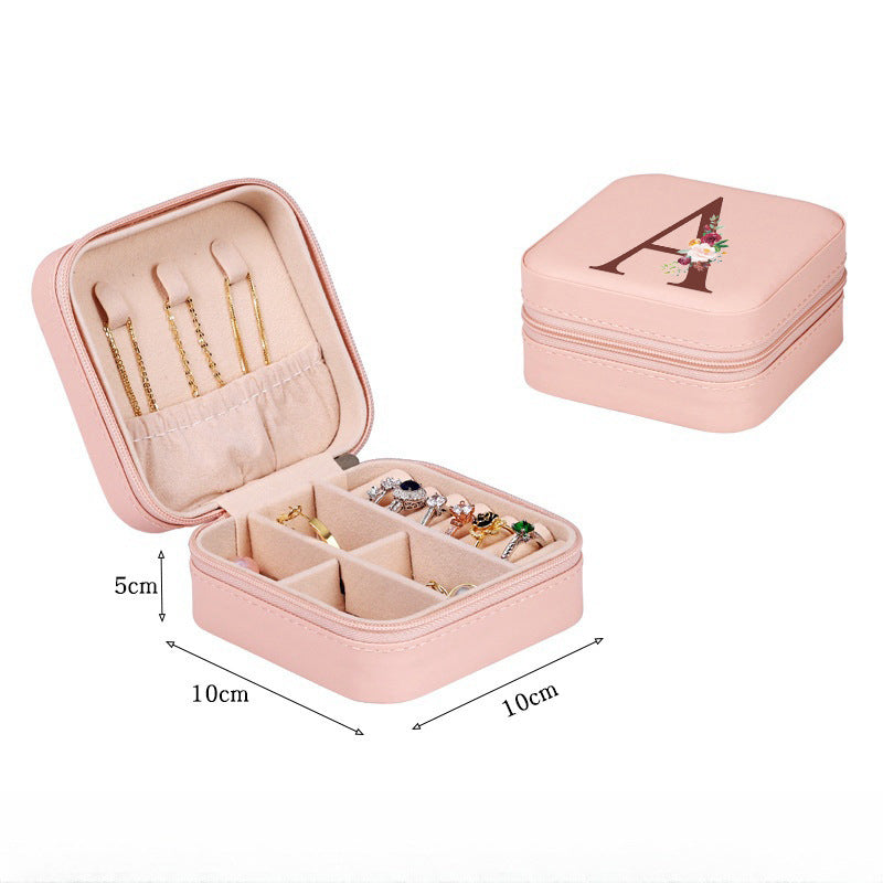 Portable Accessories Jewelry Storage Box 26 Printing