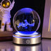 Creative 3D Inner Carving Luminous Crystal Ball - Colorful Gradient Small Night Lamp - Minihomy