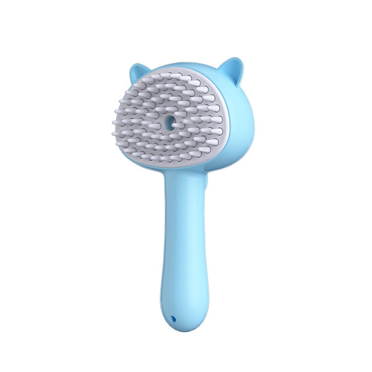 Rechargeable Self Cleaning Pet Grooming Brush - Multifunctional Cat & Dog Slicker Brush with Mist