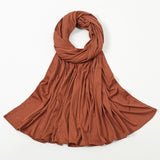 Women's Knitted Thread Cotton Striped Solid Color Scarf